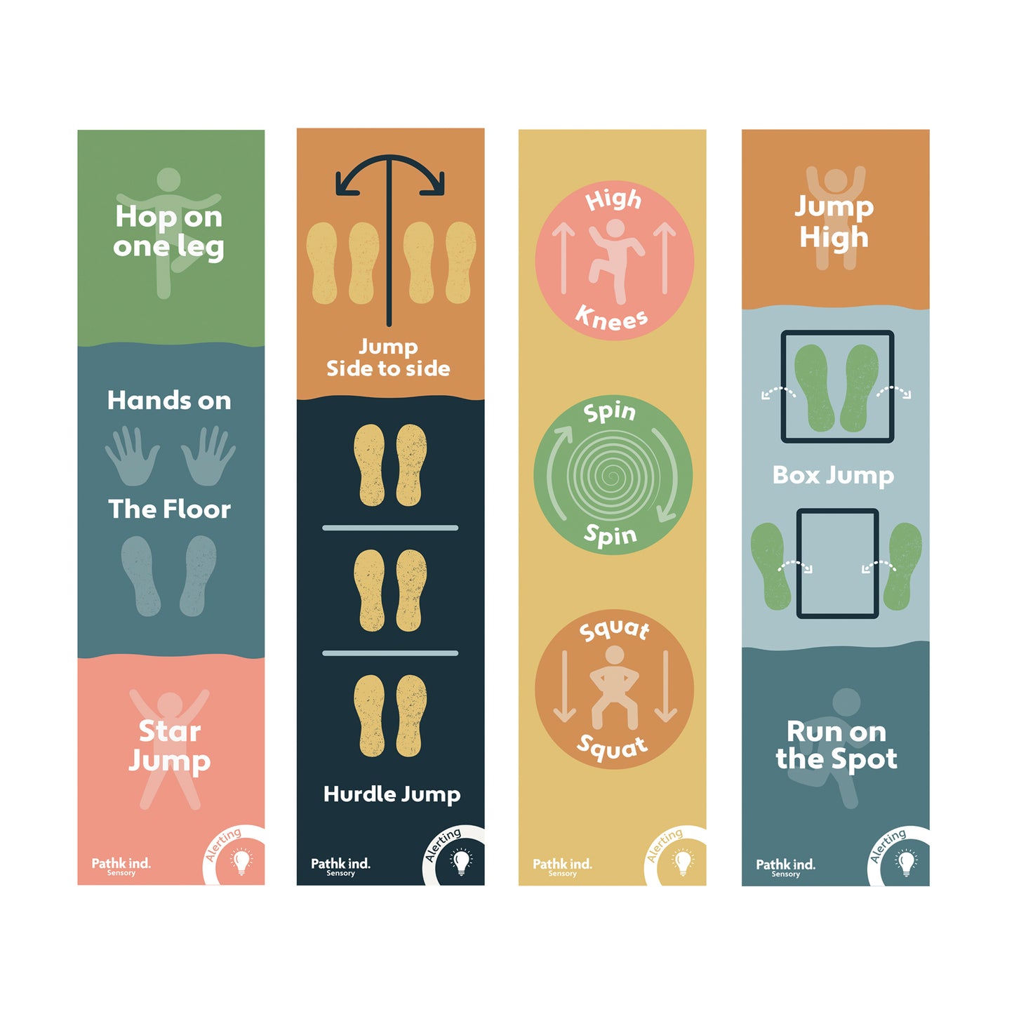 Alerting Mat Set (4 Mats)